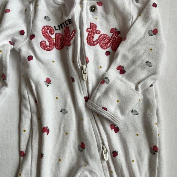 Bundle of 3 Cloud Island/ Carter’s Cotton Sleepers Size Newborn - Picture 9 of 14